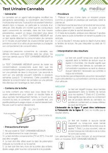 NARCOTEST CANNABIS TEST DE DEPISTAGE URINAIRE - Pharmacie en ligne